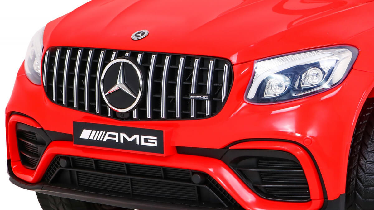 Masinuta Electrica Mercedes AMG GLC63s 4x4 Rosu - imagine 6
