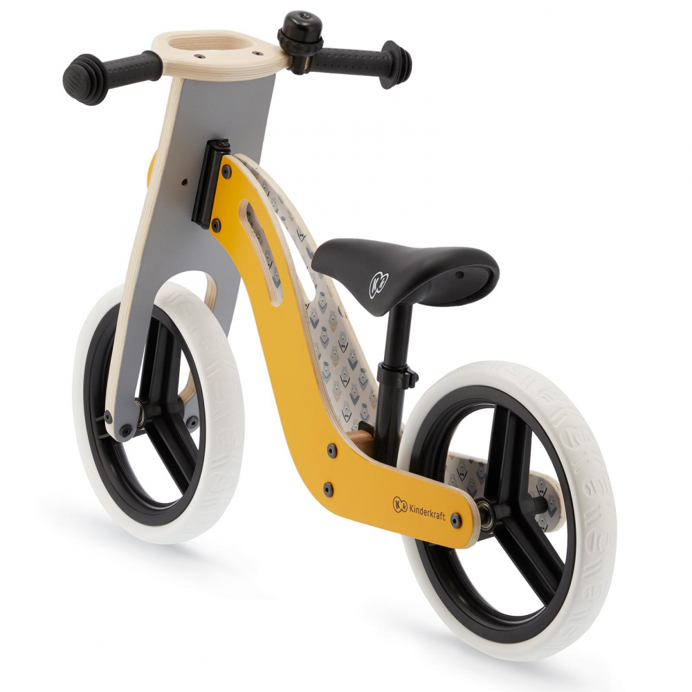 Kinderkraft Uniq Honey - Bicicletă echilibru lemn - imagine 7