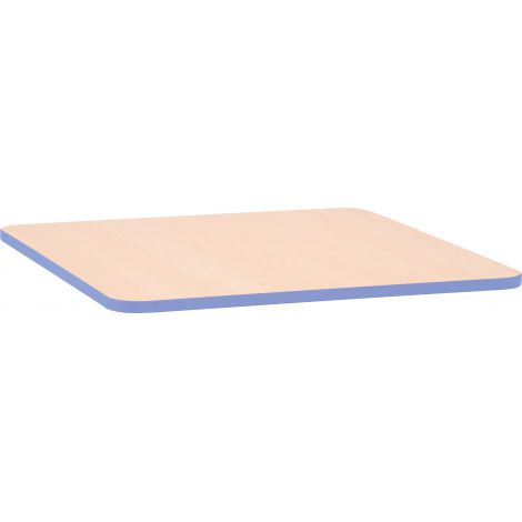 Blat Masă Artar Quadro, Cant Albastru, Moje Bambino