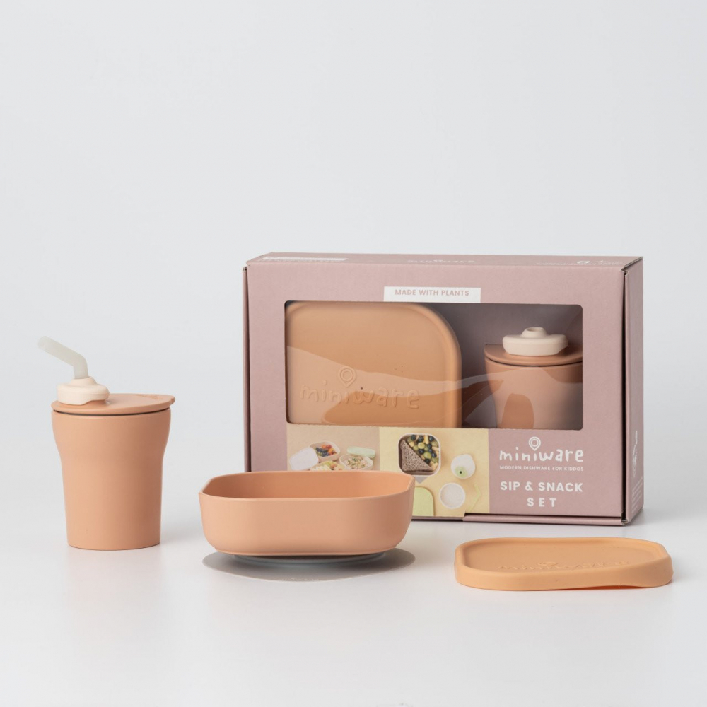 Set Miniware SipSnack 3 Piese Toffee | Diversificare
