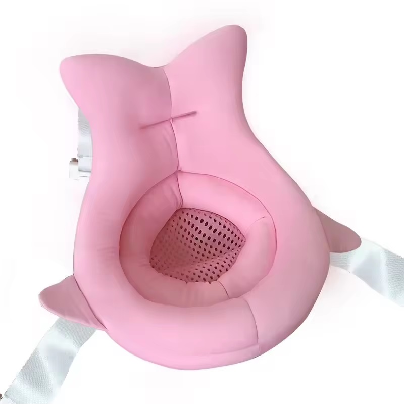 Hamac Baie Little Mom Pink, Fixare 4 Puncte - imagine 3