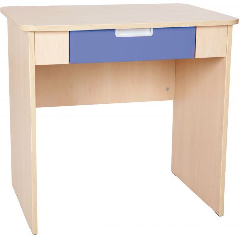 Birou Quadro Albastru cu Sertar Moje Bambino