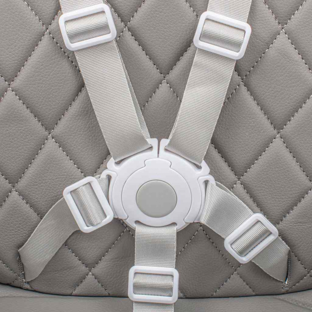 Scaun 2in1 Baby Mix Freja Wooden Dark Grey - imagine 2