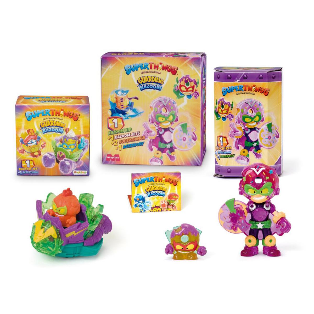 Set 3 Figurine SuperThings Kazoom Mov