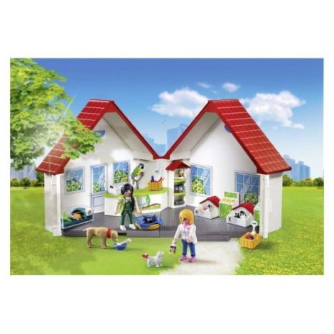 Playmobil Clinica Veterinara Portabila - Jucarie Creativa - imagine 2