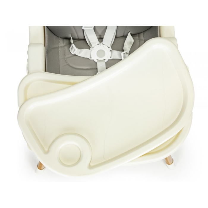 Scaun de masa 2 in 1 Ecotoys HA-004, Reglabil, Gri - imagine 6