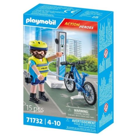Playmobil Politist cu Bicicleta - Aventură Educațională - imagine 3