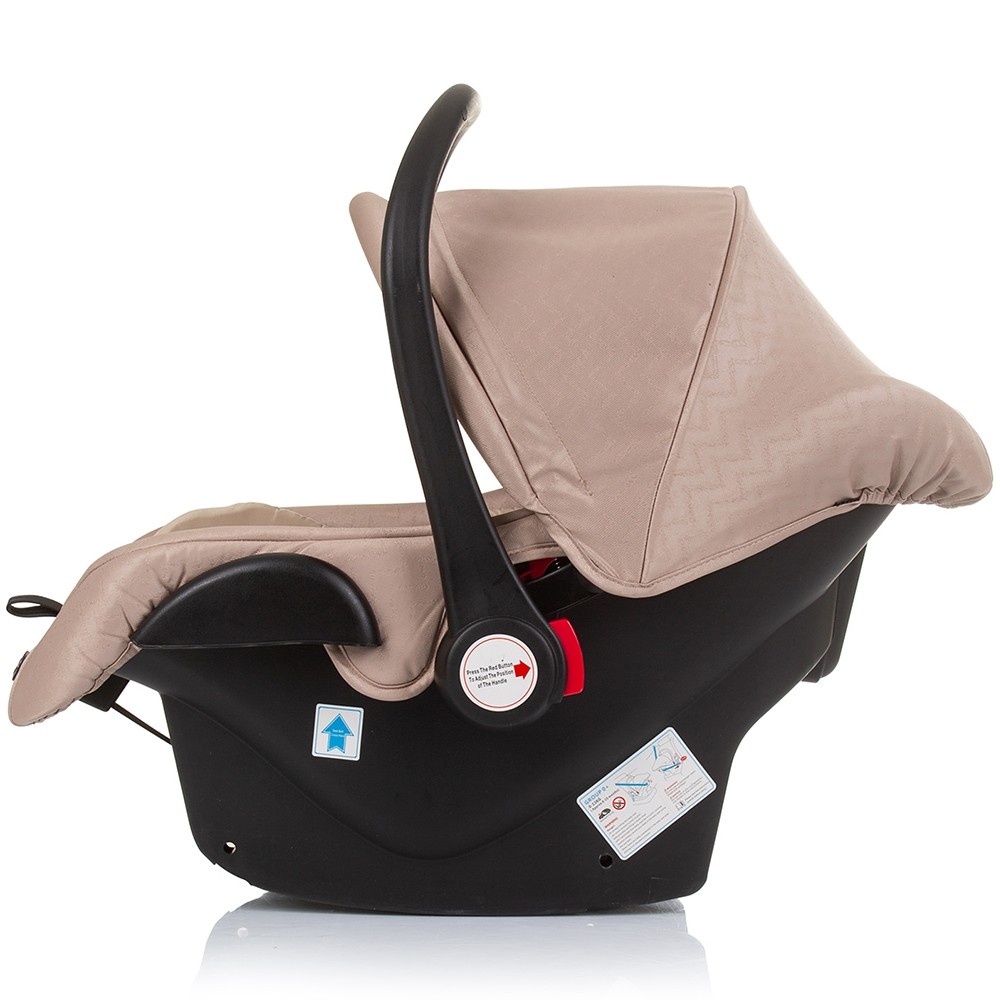 Carucior Chipolino Havana 3 in 1 i-Space, Golden Beige - imagine 6