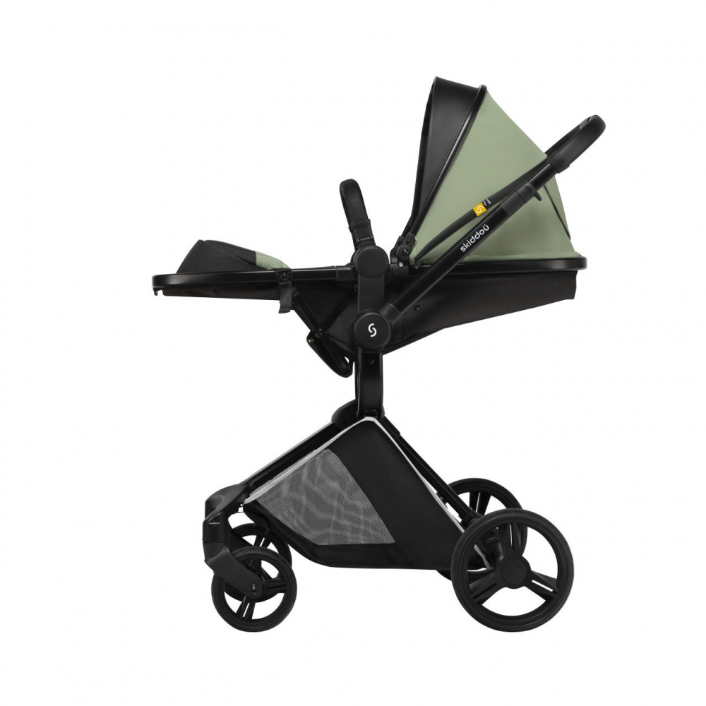 Carucior 2 in 1 Skiddou Nasjo Wild Climber, Verde - imagine 5