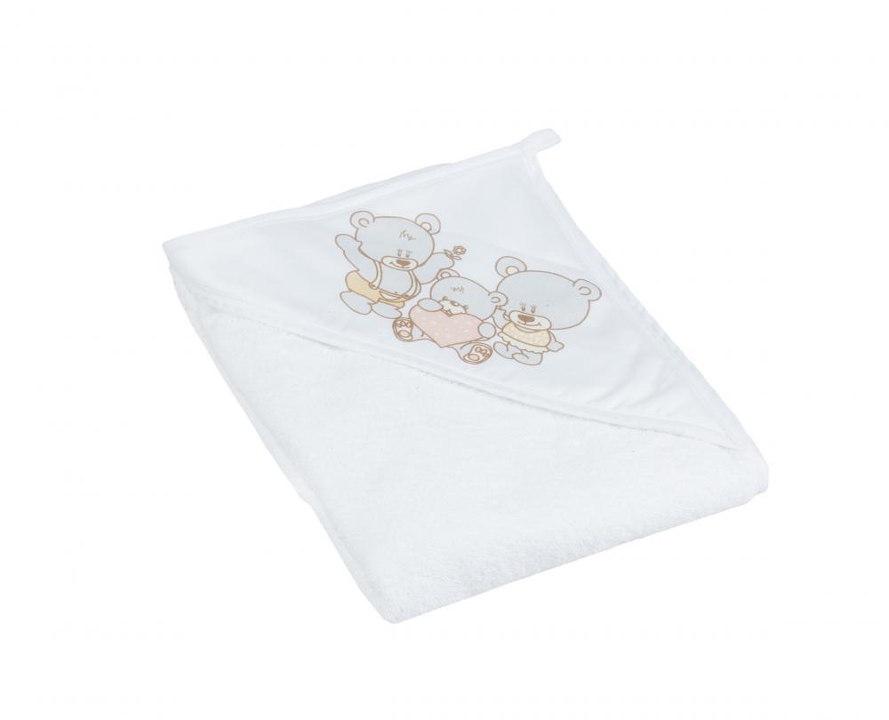 Prosop Copii cu Capison Ursulet 100x100 cm Tega Baby