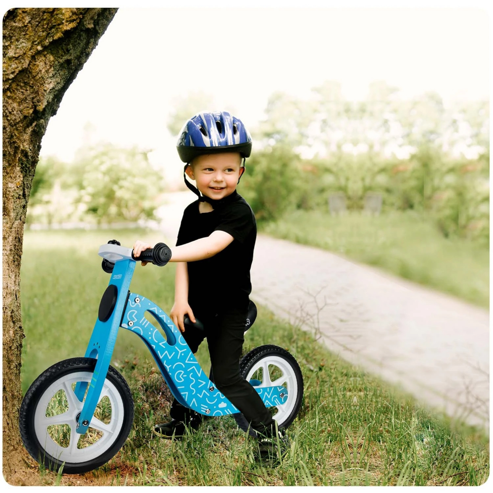 Bicicleta Ricokids Albastru 12 inch Fara Pedale - imagine 8