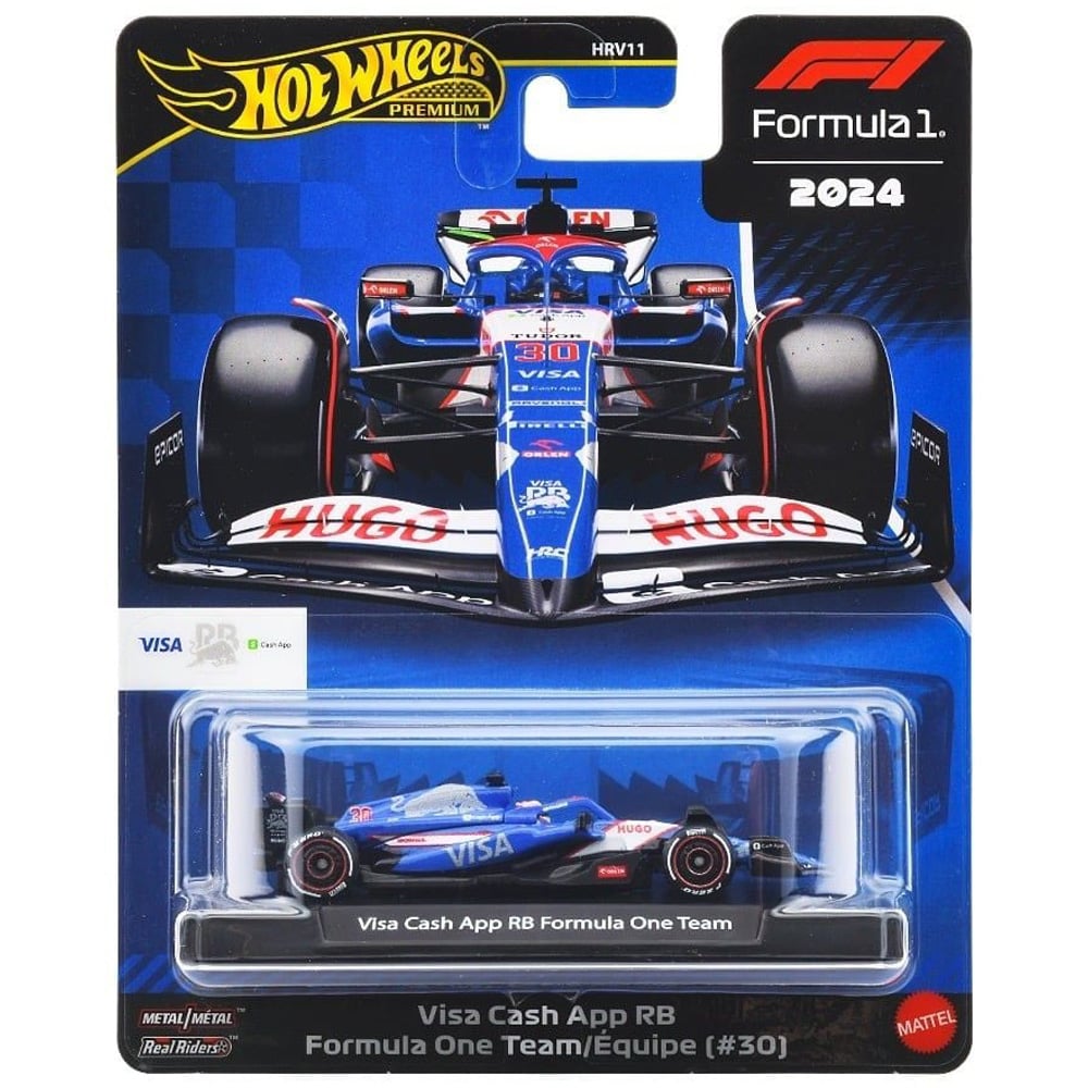 Hot Wheels F1 Visa Cash App RB Metalică