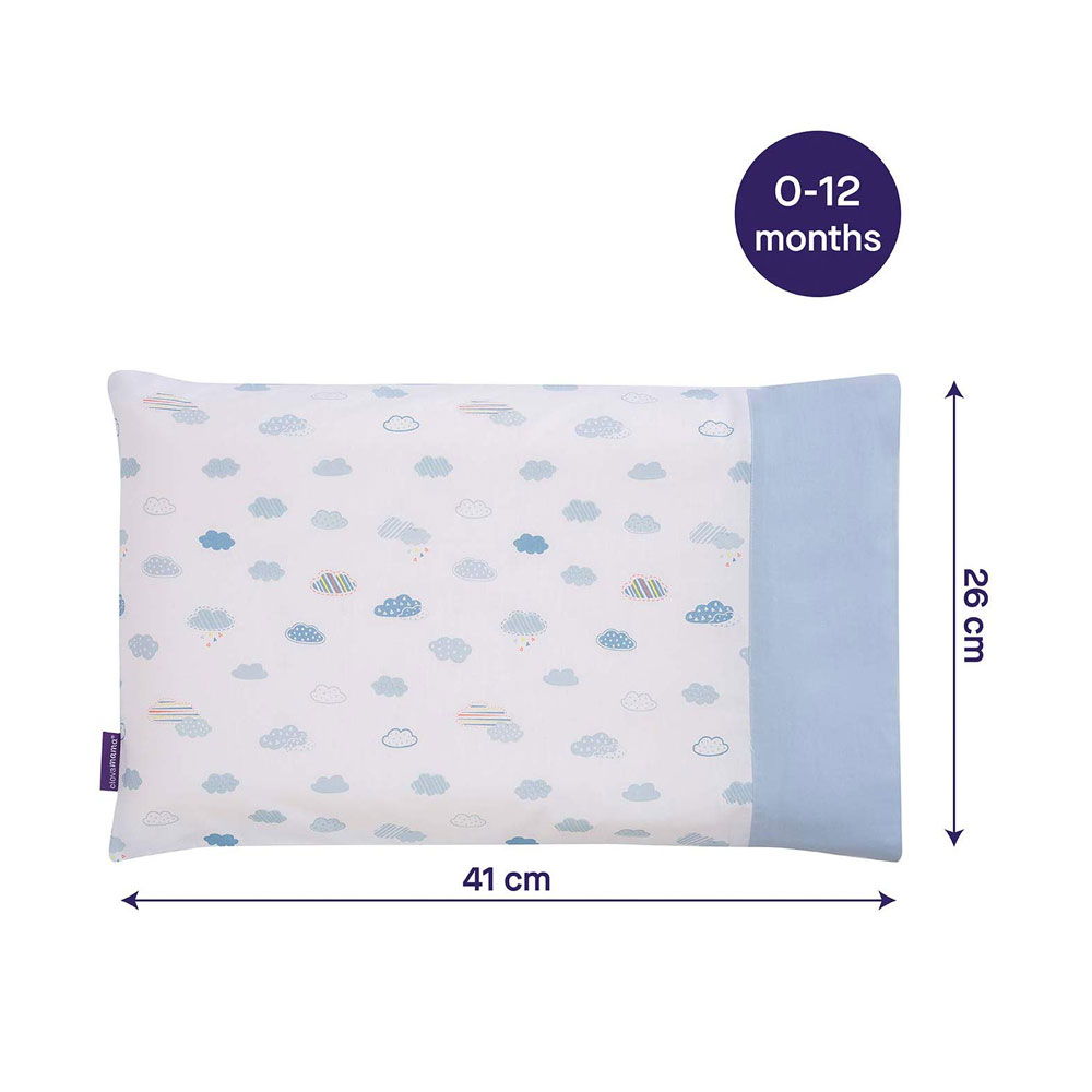 Fătă de pernă Clevamama Blue, imprimă originală