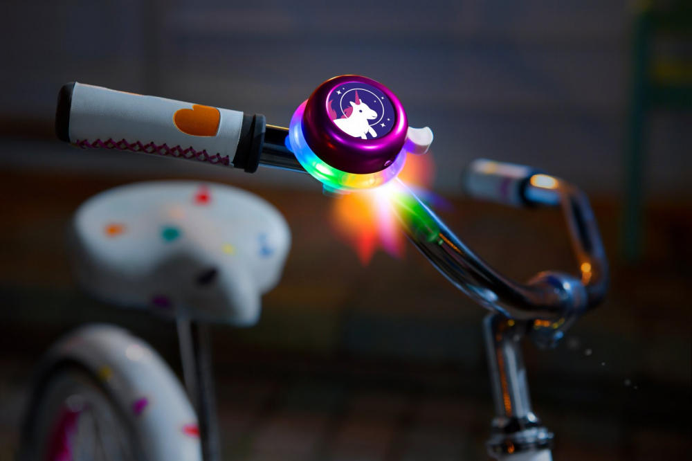 Clopotel LED Brightz roz - vizibilitate maximă - imagine 2