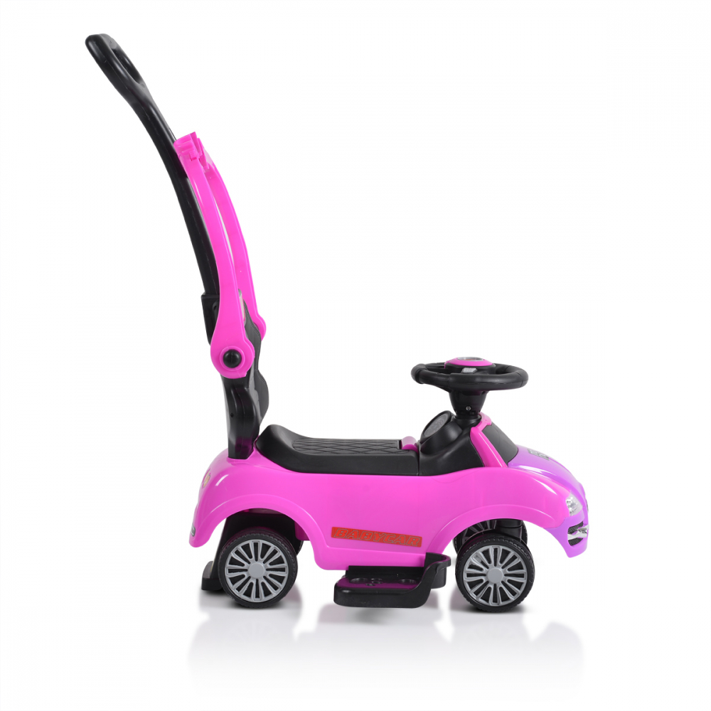 Moni Rider 2in1 Pink - Masinuta cu maner parental - imagine 6