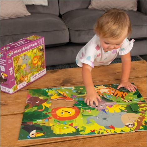 Puzzle Interactiv Jungla Galt 20 Piese cu Ferestre - imagine 4