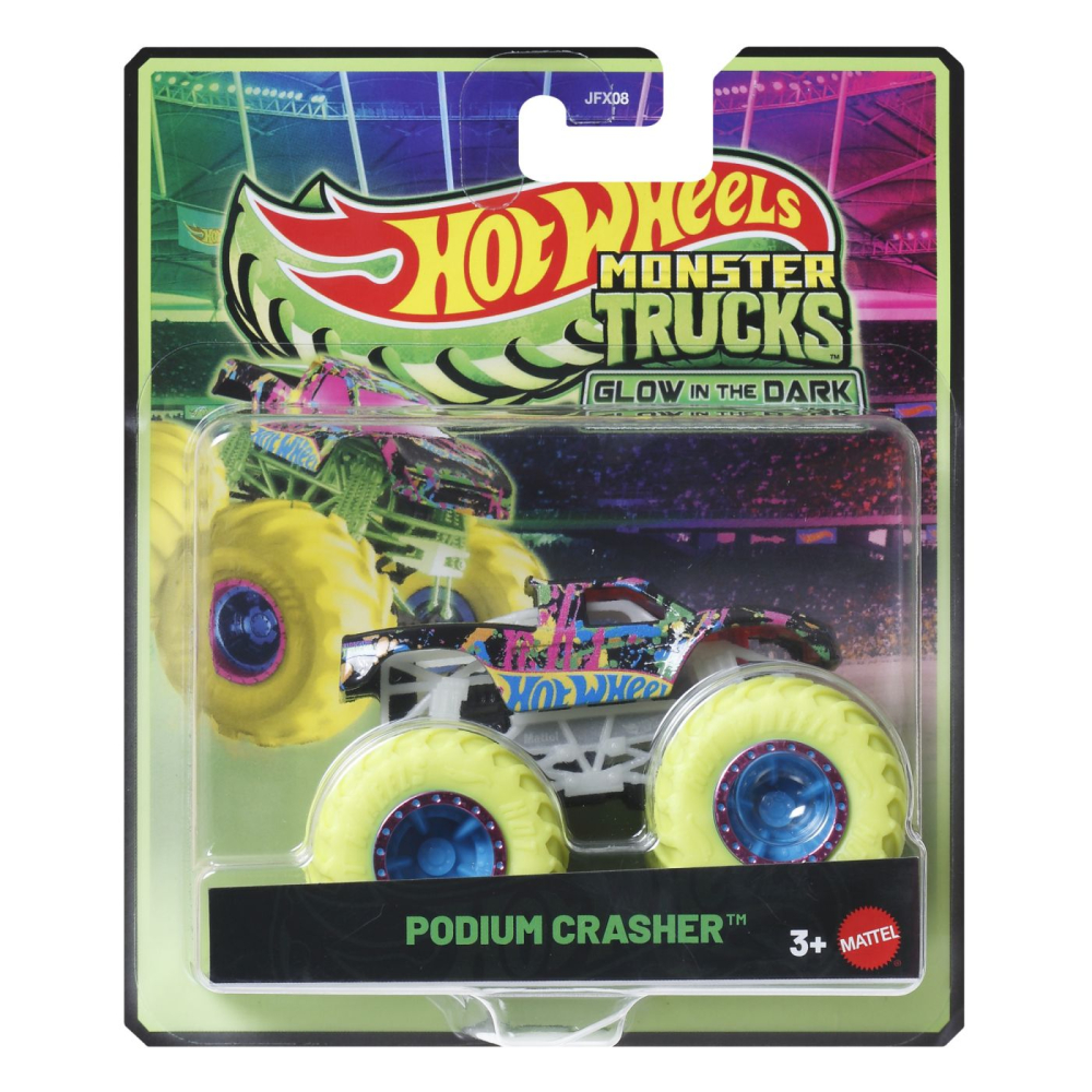 Hot Wheels Monster Truck Glow 1:64 - Mattel