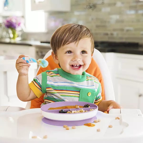 Set 2 farfurii Munchkin cu ventuza, 6 luni+ - imagine 6