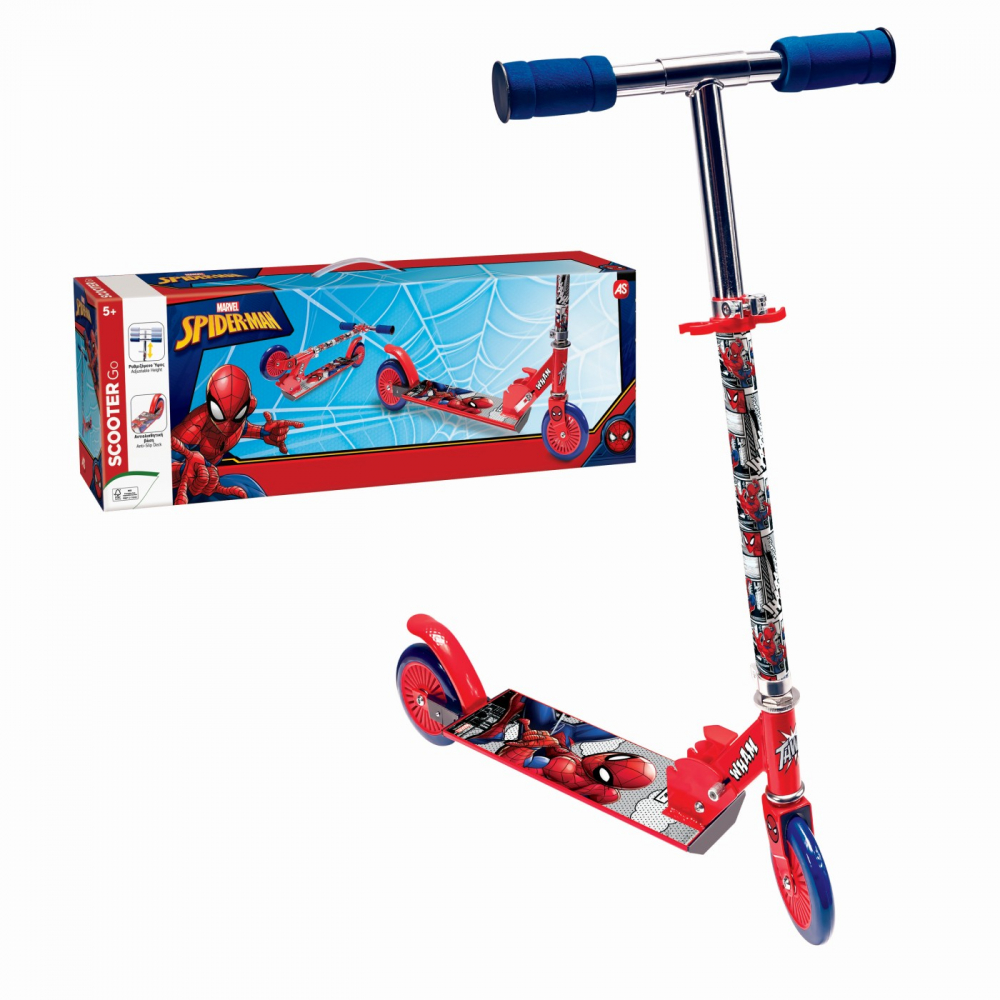Trotineta Pliabila Spiderman cu Ghidon Reglabil AS - imagine 5