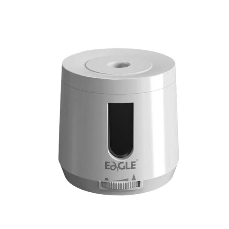 Ascutitoare Electrica Eagle USB + Baterii, Alb