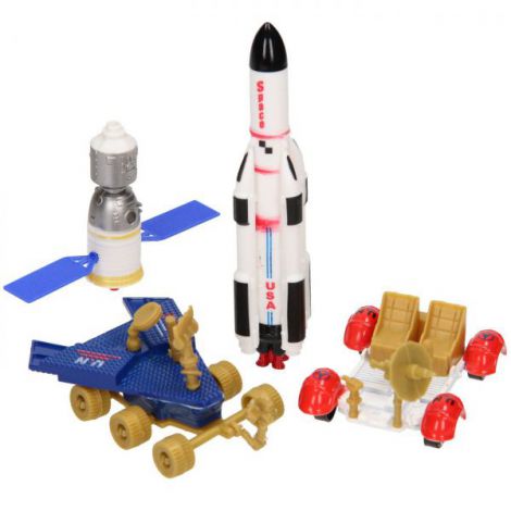 Set 4 Figurine Spatiale Up intl - Aventura Cosmica