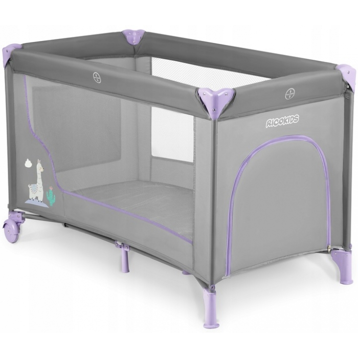 Patut Pliabil Ricokids cu Saltea si Husa Transport