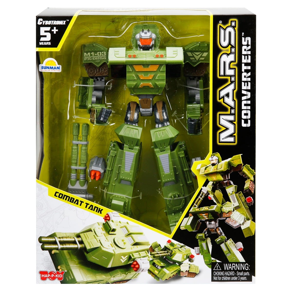Robot Transformabil M.A.R.S. Combat Tank Happy Kid