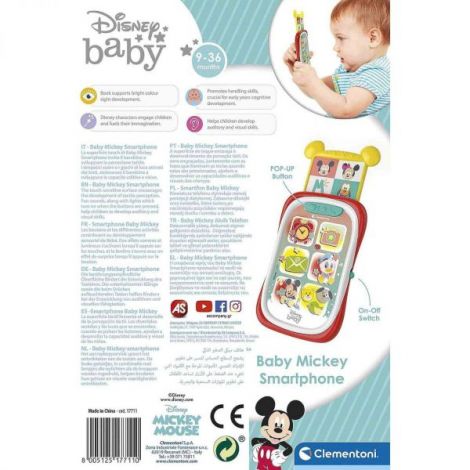 Clementoni Smartphone Interactiv Mickey Mouse - Educativ - imagine 2