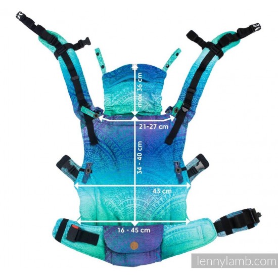 Marsupiu LennyUpGrade Rainbow Baby Ergonomic