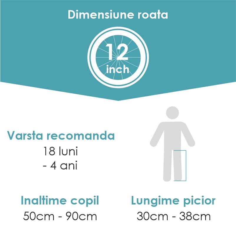 Bicicleta fara pedale Qplay Racer, Magneziu, 3 ani+ - imagine 4