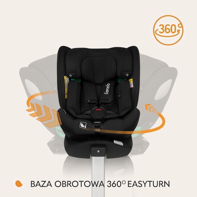 Scaun Auto Lionelo Braam Air i-Size, 0-36 kg, cu ISOFIX - imagine 7