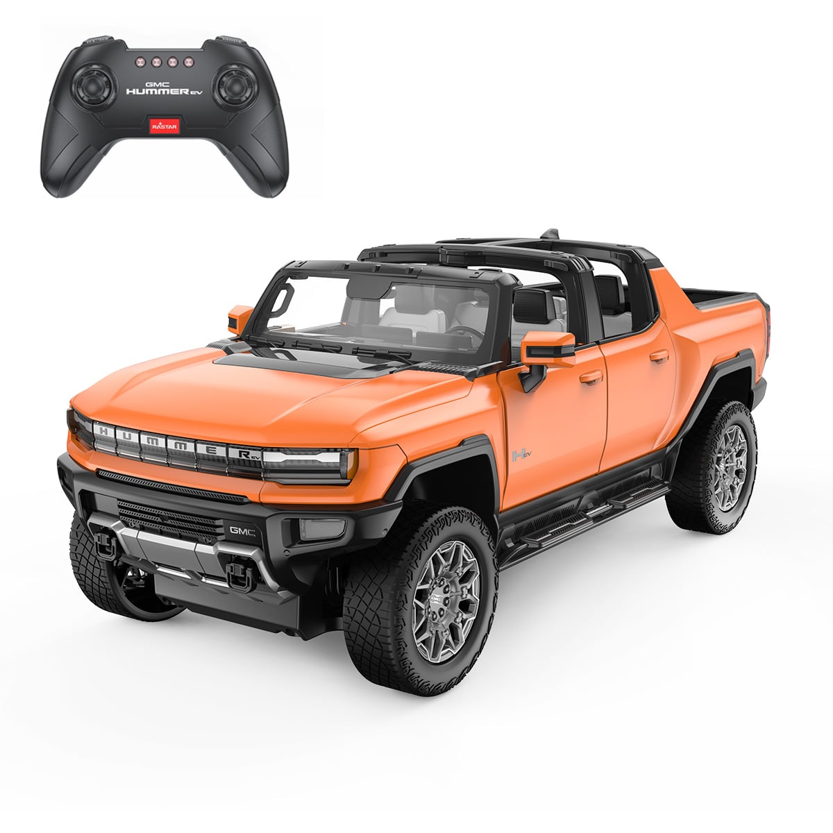 Hummer EV Rastar 1:16 RC Portocaliu