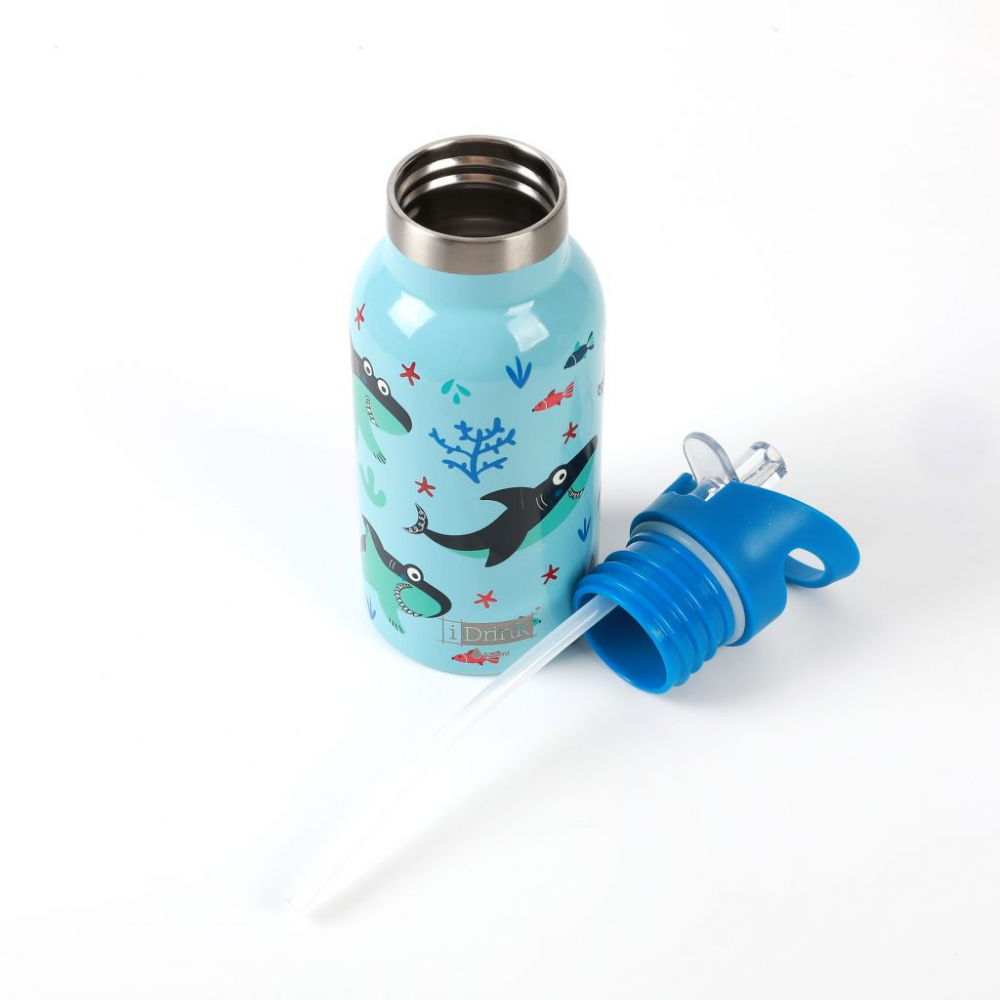 Itotal Termos Copii Rechin 350ml Oțel Inoxidabil - imagine 2