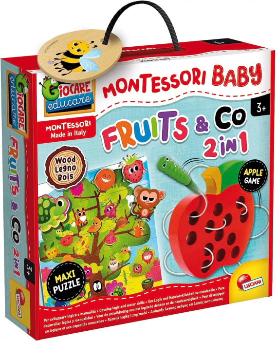 Joc Montessori Fructe Lisciani - Dezvoltare