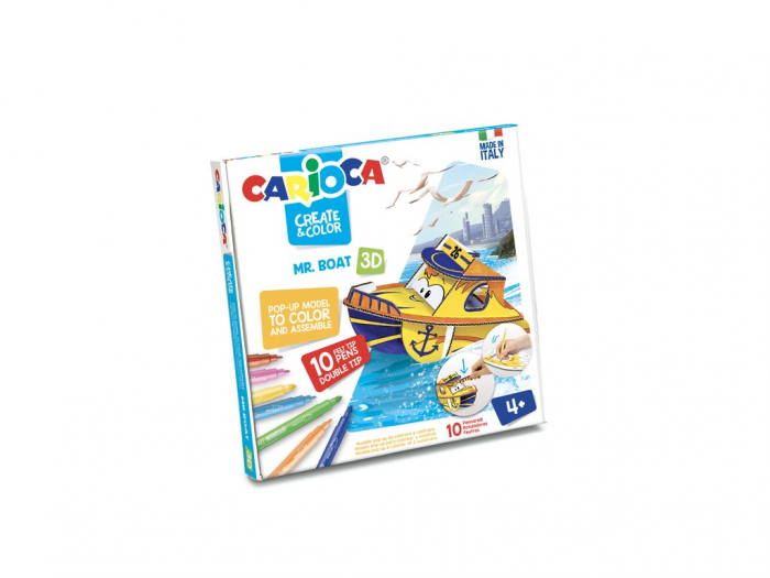 Carioca Mr. Boat 3D - Set Creativ & Sigur