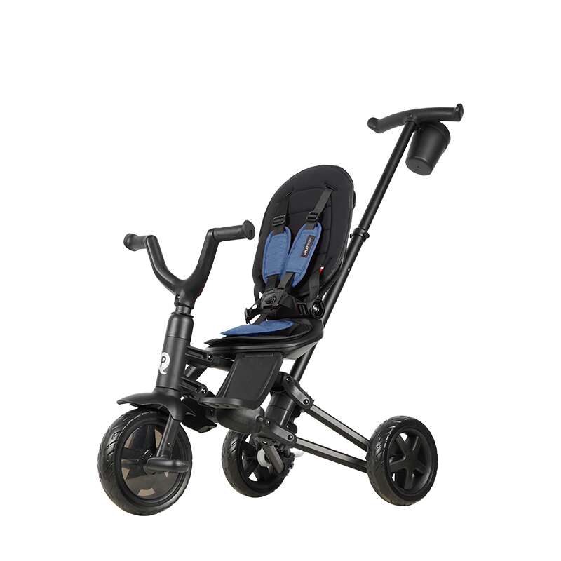 Tricicleta Qplay Nova Niello, Albastru, Ultrapliabilă - imagine 5
