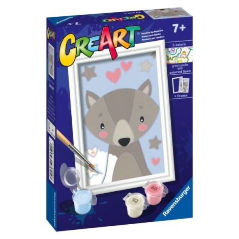 Ravensburger CreArt Pictura Lup - Jucarie Creativa - imagine 2