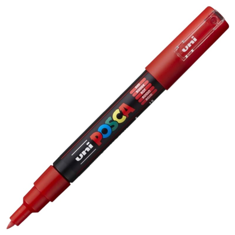 Marker Posca UNI PC-1M, 0.7 mm, Roșu