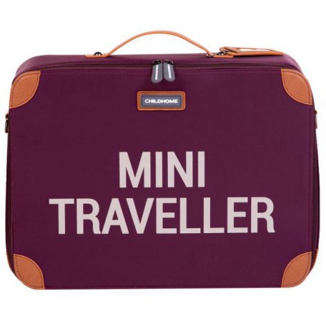 Valiza Childhome Mini Traveller Visiniu - Compactă & Practică