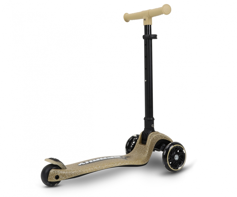 Trotineta Milly Mally Sparky LED Champagne Pliabilă - imagine 3