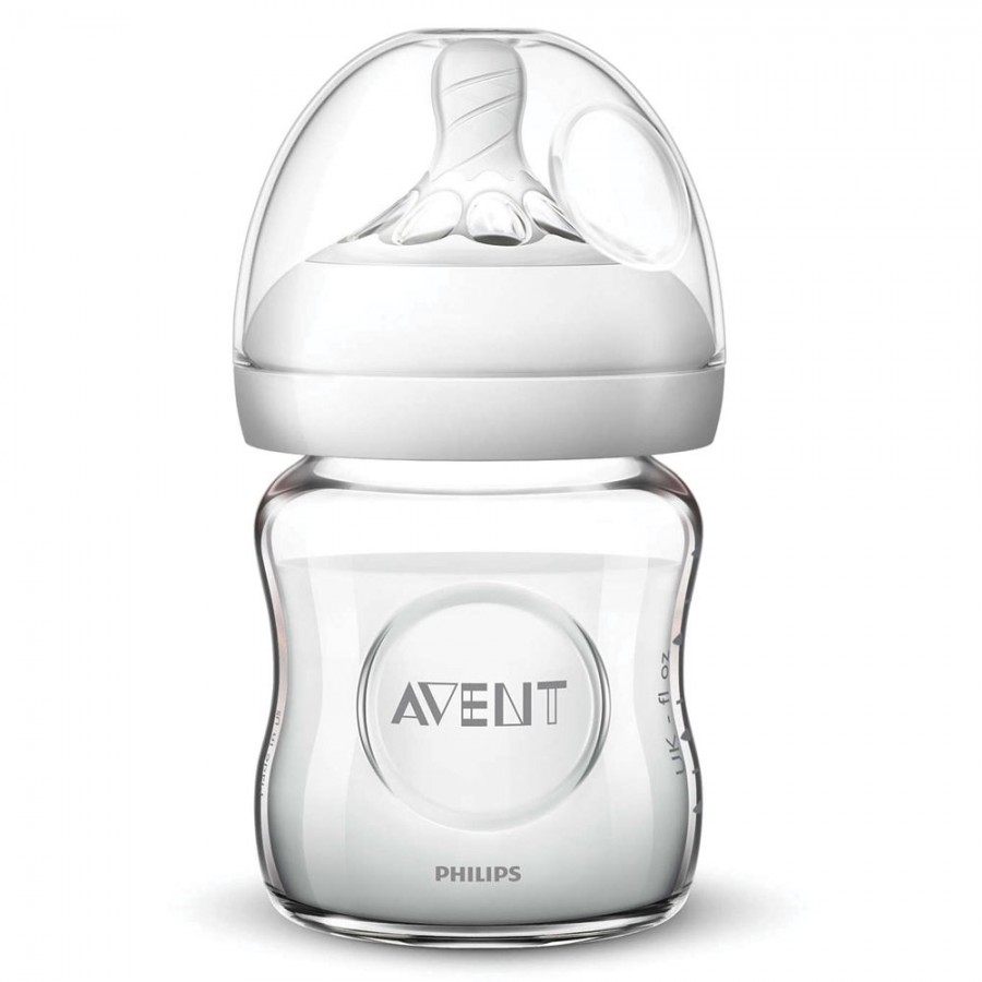 Biberon Philips Avent Natural 120ml, Tetina Debit Lent - imagine 2