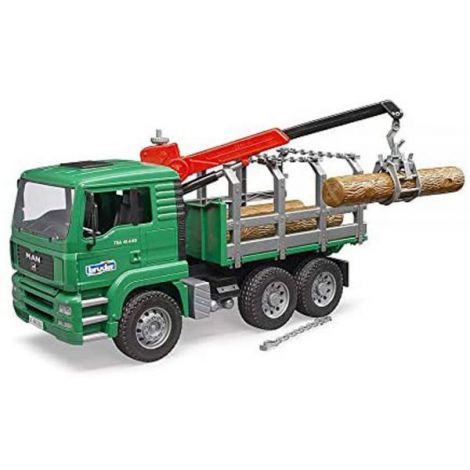 Camion Lemne MAN TGA cu Macara Bruder - imagine 5