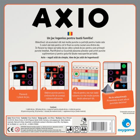 Joc de Societate Axio Oxygame - Strategic și Distractiv - imagine 2