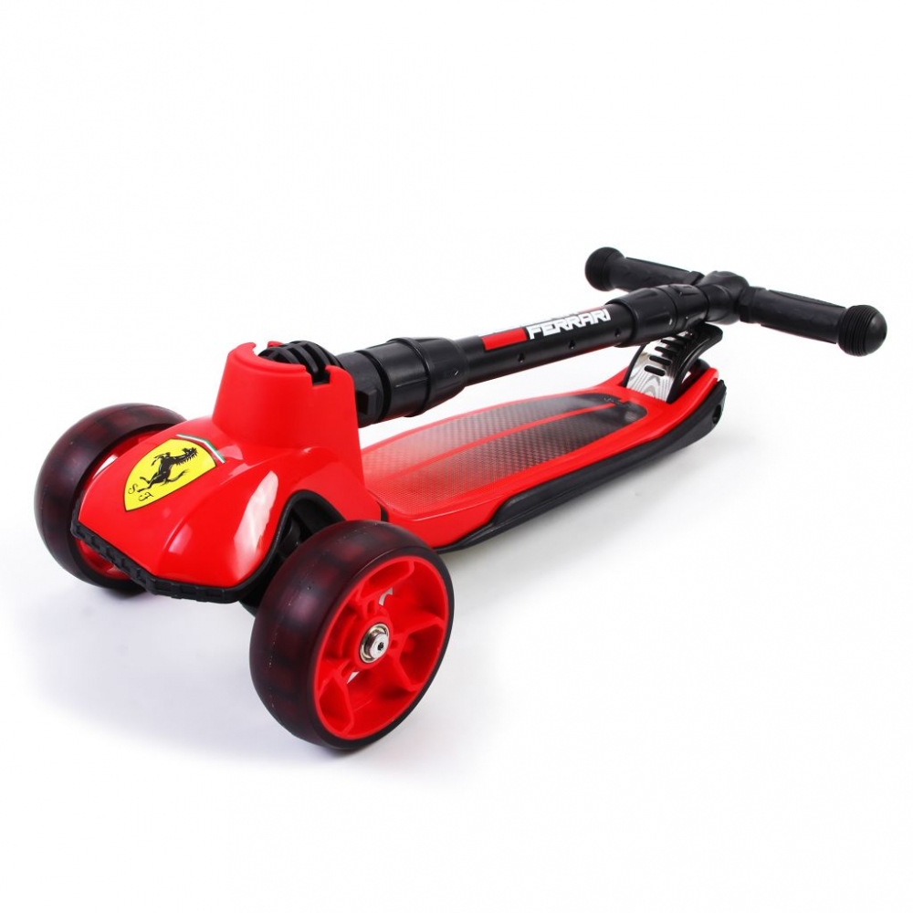 Trotineta Ferrari Mesuca, 3 roti, LED, Aluminiu - imagine 4