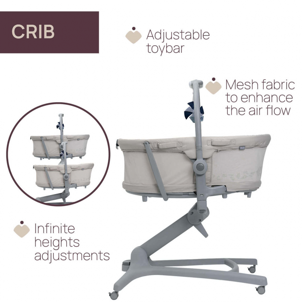 Chicco Baby Hug Pro 5-in-1 Bej | Multifuncțional 0-36 luni - imagine 4