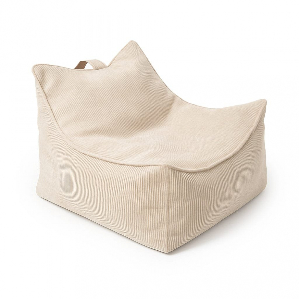 Fotoliu Puf MeowBaby Beige - Confort Sigur Copii - imagine 2