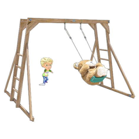 Catarator Monkey Bars cu Leagan Dunster House