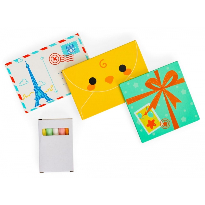 Cutie Scrisori Lemn Ecotoys - Dezvoltă Imaginația