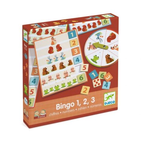 Bingo Cifre Djeco | Joc Educativ 4-6 Ani