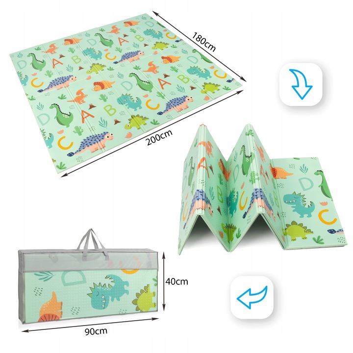 Covor Educational Matadi 2Fețe 180x200 Dino Road - imagine 9